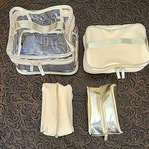Lancome 4 piece cosmetic/toiletries set